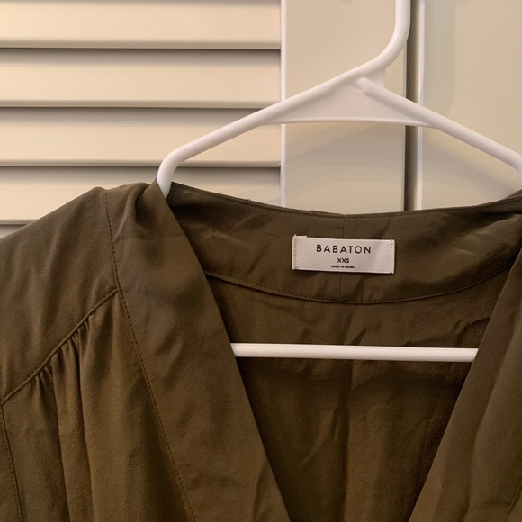 Aritzia Wilfred olive green romper - Picture 4 of 5